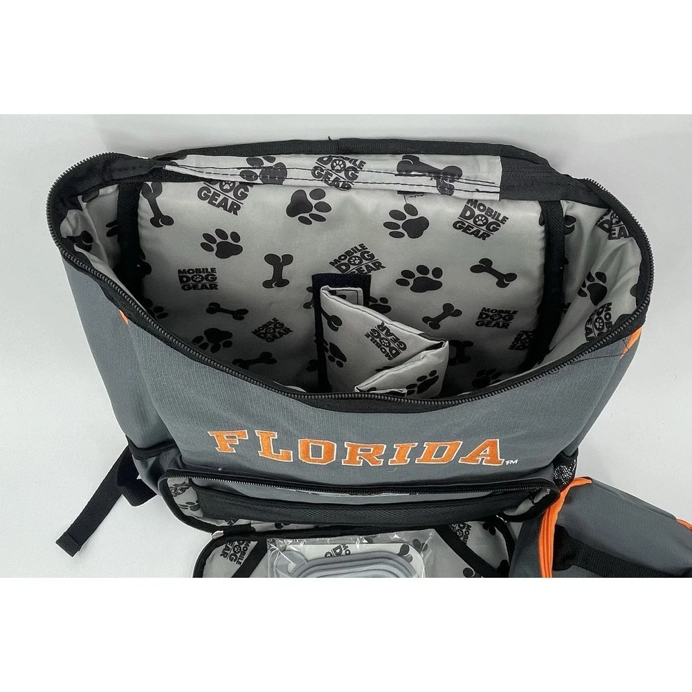 Mobile Dog Gear NCAA Florida Gators Dog Luggage Weekender Backpack NWT‎ New
